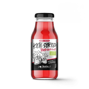 Keto syrop truskawkowy - 330 ml
