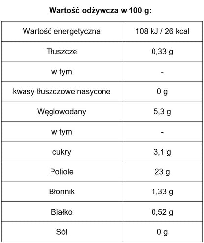 Keto konfitura z truskawek (270g) - podketo.pl