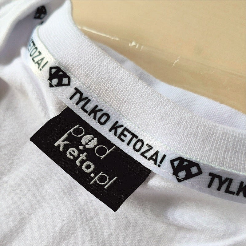 Ketokocur - klasyczna koszulka męska biała