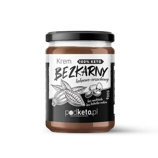 "Bezkarny" Krem orzechowo-kakaowy (500g) - podketo.pl