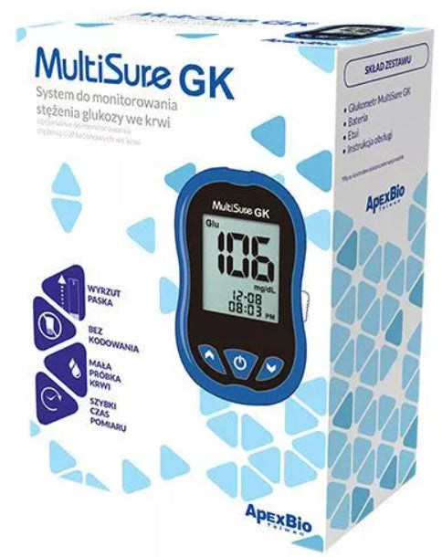 Glukometr MultiSure GK - ApexBio