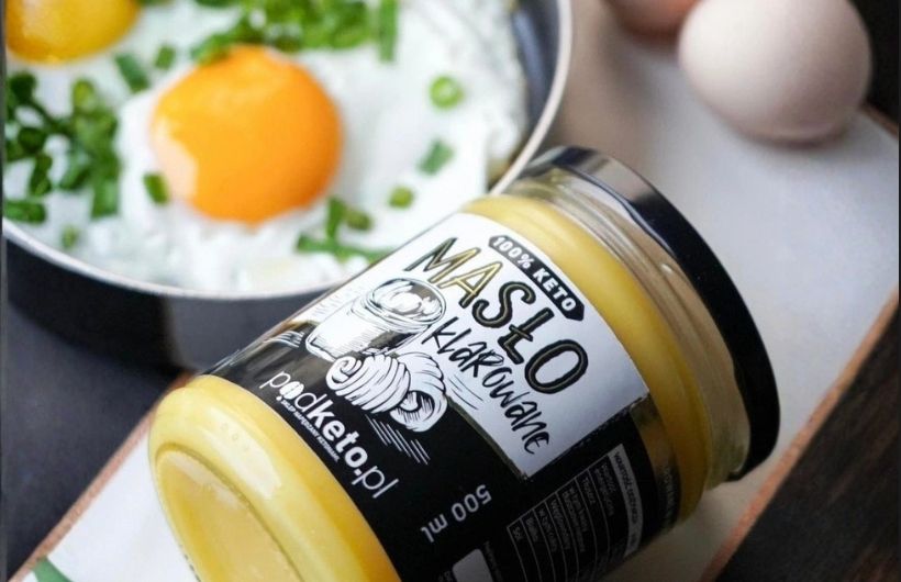 Masło klarowane 100% tłuszczu podketo.pl