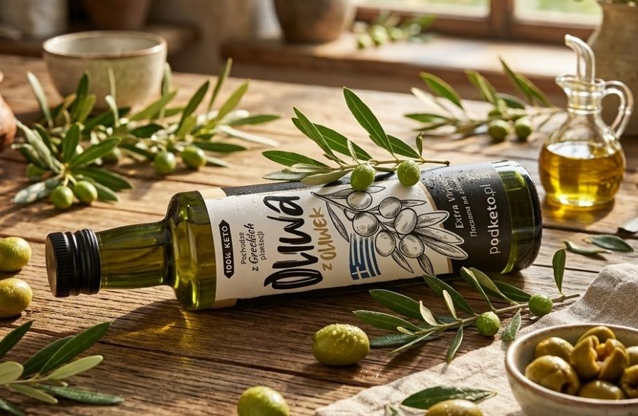Oliwa z Oliwek Extra Virgin Grecka - 500 ml najlepsza-oliwa-na-keto