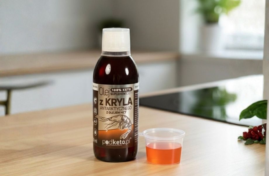 Olej z Kryla Antarktycznego z MCT 220 ml w formie płynnej