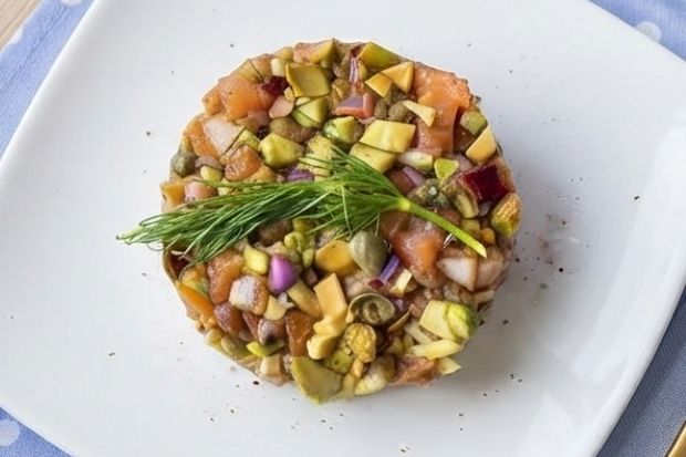 Tatar z łososia [keto, low carb]