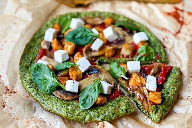 Zielona pizza [keto, low carb]