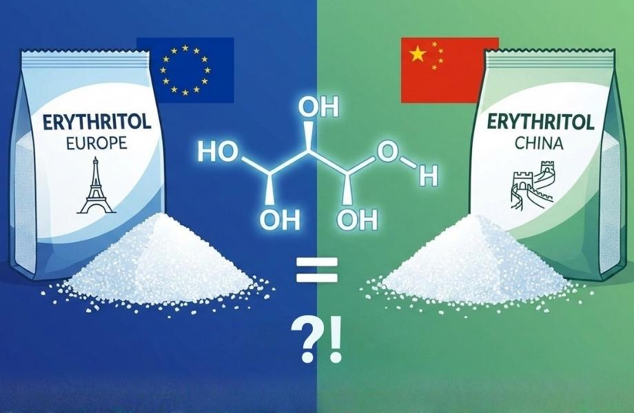 Erytrytol z Europy a chiński – poznaj fakty o składzie