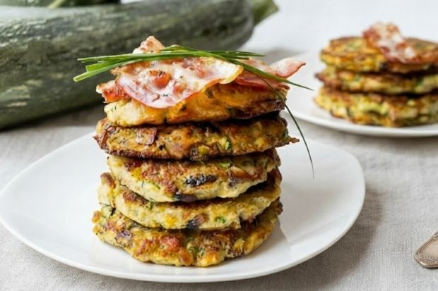 Placury z cukiniury i świniury [keto, low carb]