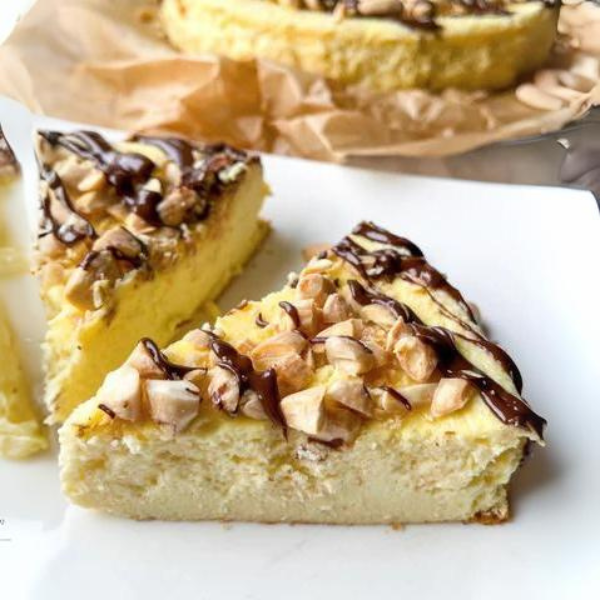 Keto sernik migdałowy [keto, low carb]