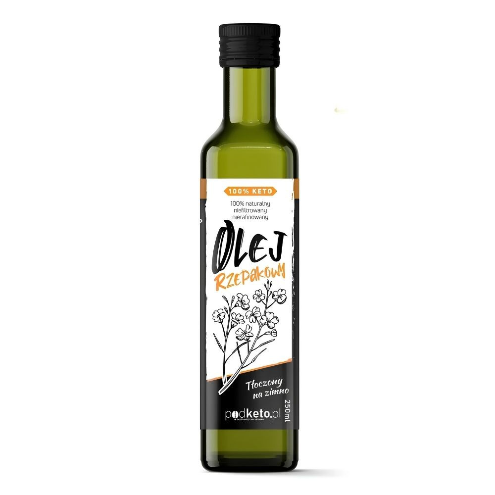 BIO olej rzepakowy tłoczony na zimno - 250 ml