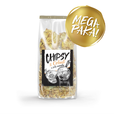 Chipsy z cebuli z solą morską - 100 g