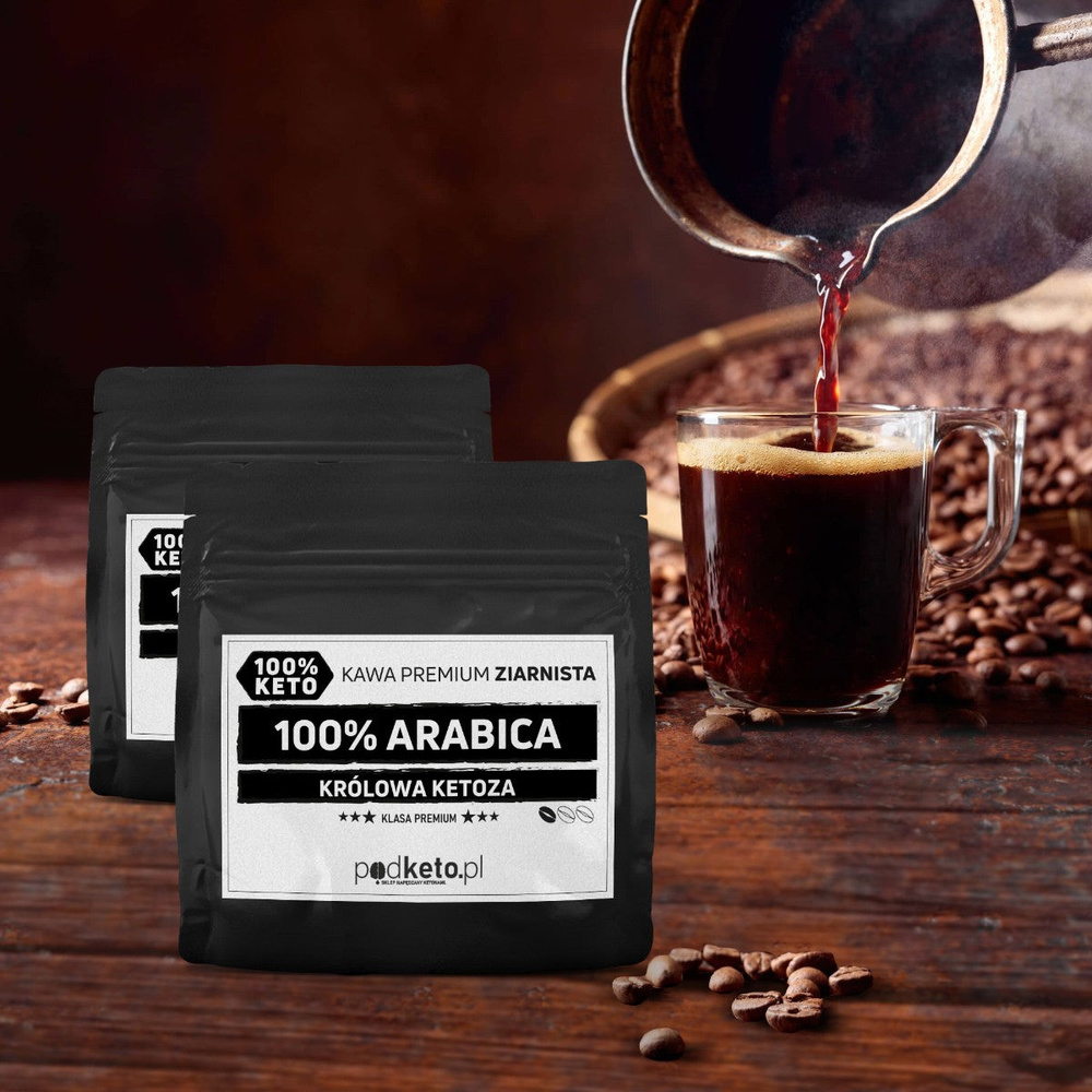 Królowa Ketoza - kawa premium ziarnista (100% Arabica) - podketo.pl