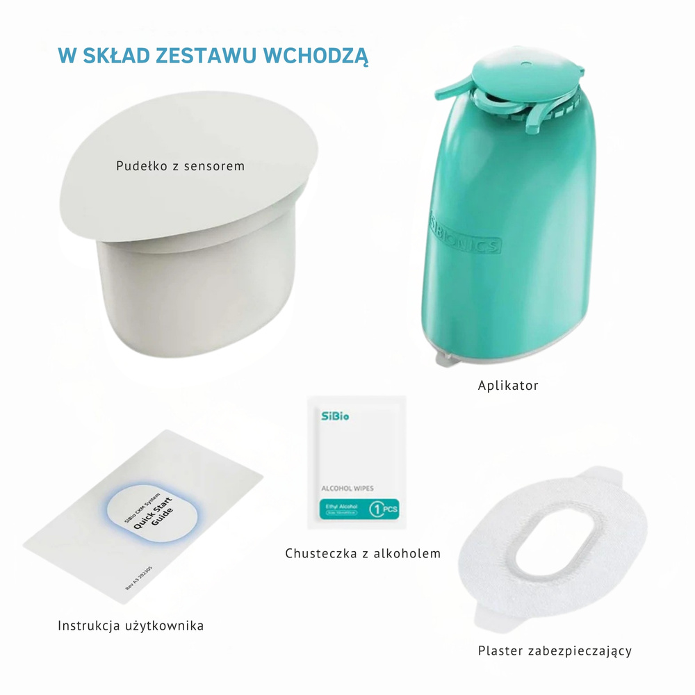 SIBIONICS GS1 - System ciągłego monitoringu poziomu glukozy