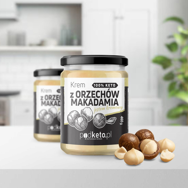 Krem z orzechów makadamia - 460 g