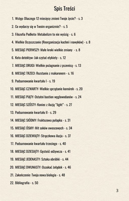 E-book: Stabilna Transformacja - 12-miesięczny Plan Keto