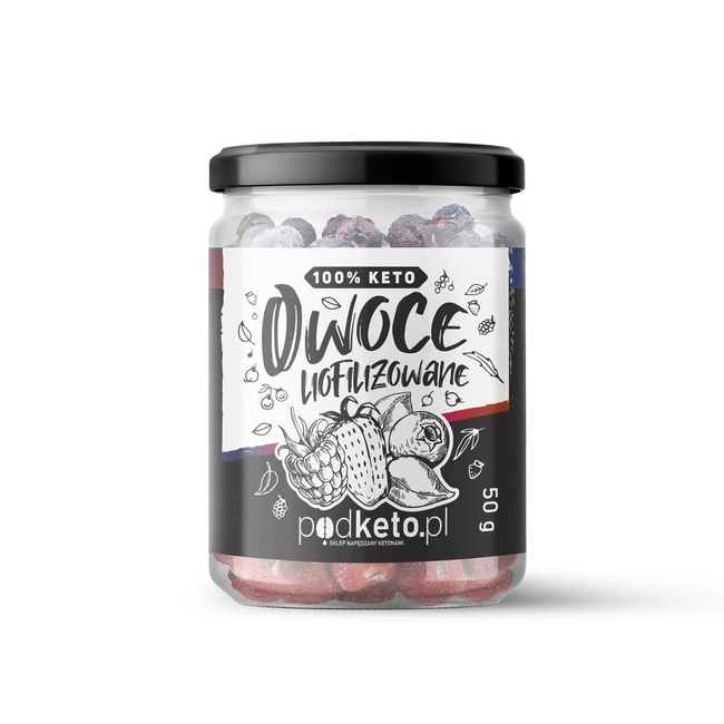 Owoce liofilizowane (50 g) - podketo.pl