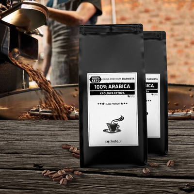 Królowa Ketoza - kawa premium ziarnista (100% Arabica) - podketo.pl
