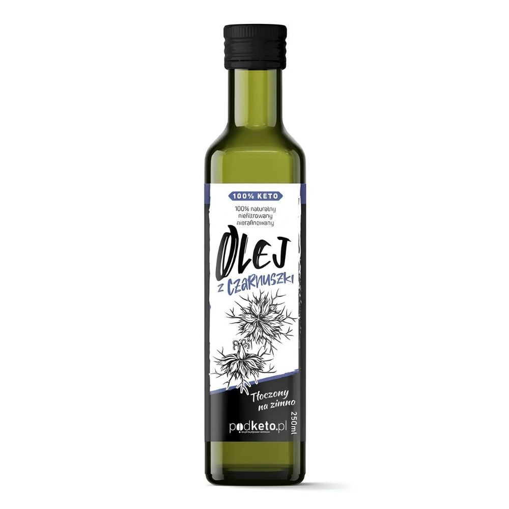 BIO olej z nasion czarnuszki tłoczony na zimno - 250 ml