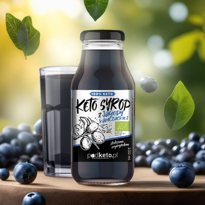 Keto syrop z jagody kamczackiej - 330 ml