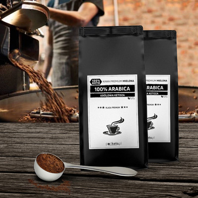 Królowa Ketoza - kawa premium mielona (100% Arabica) - podketo.pl