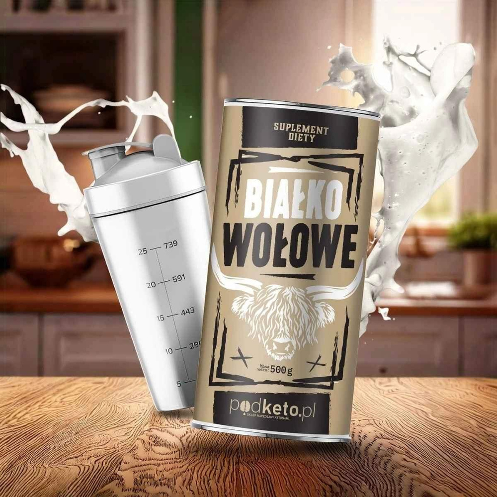 Białko wołowe ze stewią - 500 g