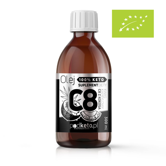 BIO olej C8 z kokosa - 300 ml