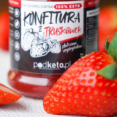 Keto konfitura z truskawek - 270 g