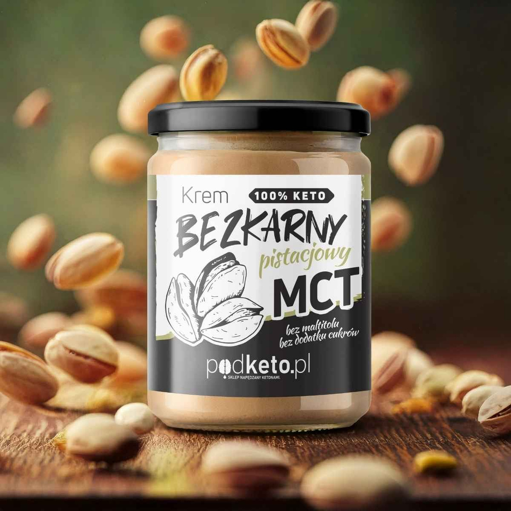 "Bezkarny" Krem pistacjowy z MCT - 500 g