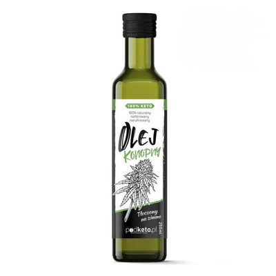 BIO Olej z nasion konopi tłoczony na zimno - 250 ml