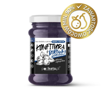 Keto konfitura z borówki amerykańskiej - 270 g