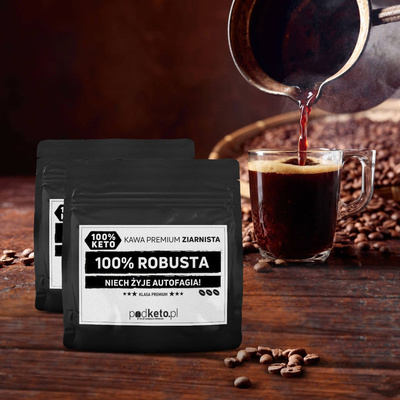 Niech Żyje Autofagia - kawa premium ziarnista (100% Robusta) - podketo.pl