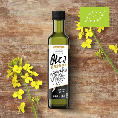 BIO olej rzepakowy tłoczony na zimno - 250 ml