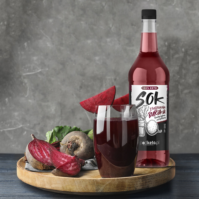 Sok z kiszonego buraka - zakwas (500 ml) - podketo.pl