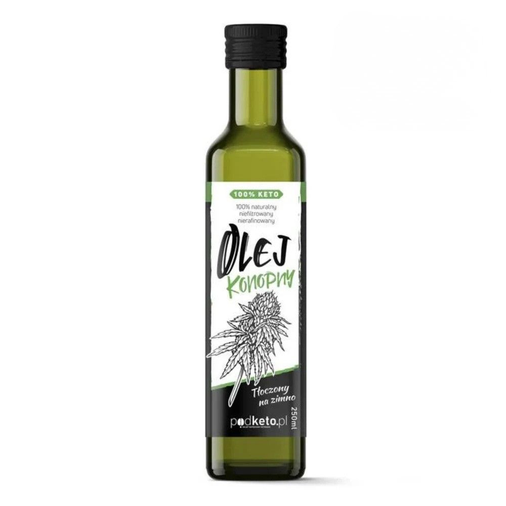 BIO Olej z nasion konopi tłoczony na zimno - 250 ml