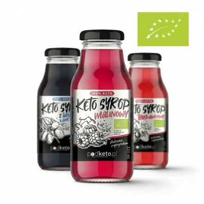 Keto syrop malinowy - 330 ml
