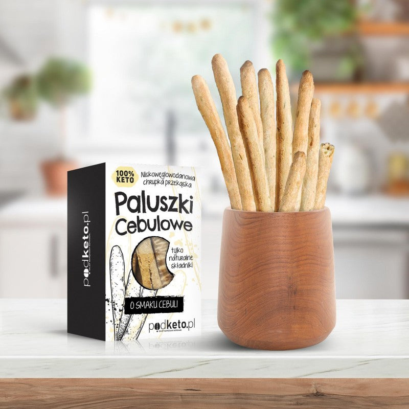 Chrupiące Paluszki Cebulowe (KETO, LOW CARB)