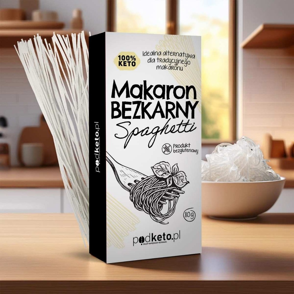 "Bezkarny" makaron spaghetti suchy Konjac - 160 g