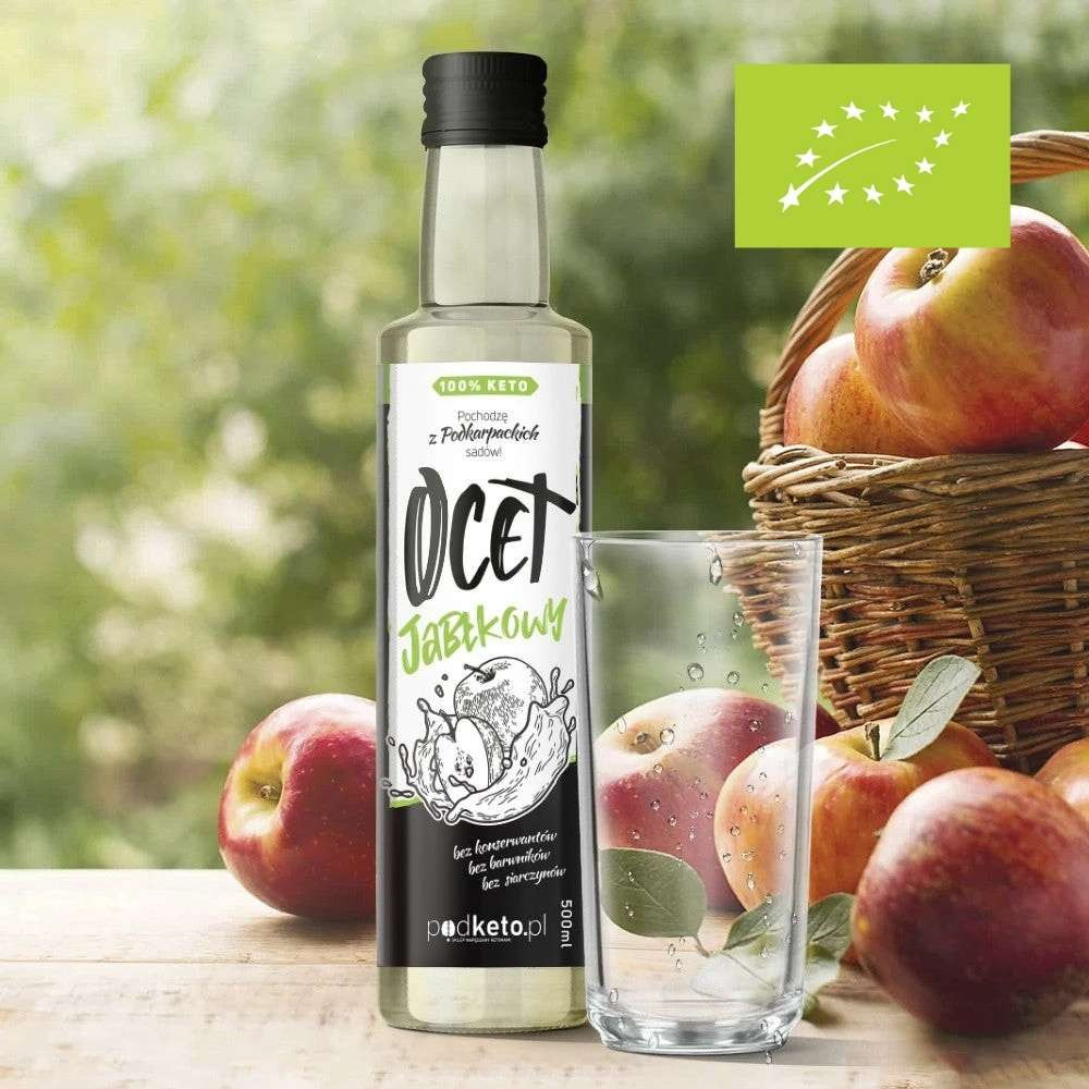 Żywy ocet jabłkowy BIO - 500 ml