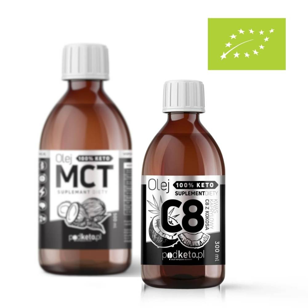 BIO olej C8 z kokosa - 300 ml