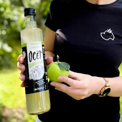 Żywy ocet jabłkowy BIO - 500 ml