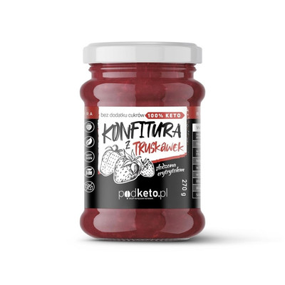 Keto konfitura z truskawek - 270 g