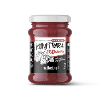 Keto konfitura z truskawek - 270 g