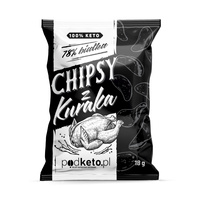 Chipsy z Kuraka 100% Mięsa – Wysokobiałkowa Keto Przekąska | Podketo.pl