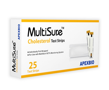 Paski do pomiaru cholesterolu MultisureGCTU – 25 szt.