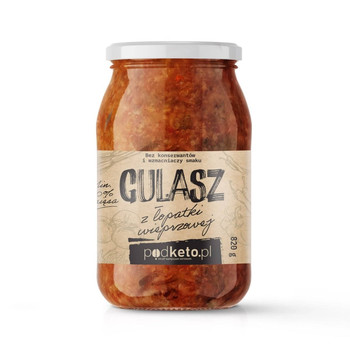 Gulasz z łopatki wieprzowej (820 g) - podketo.pl