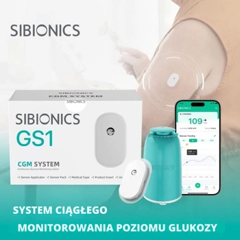 SIBIONICS GS1 - System ciągłego monitoringu poziomu glukozy