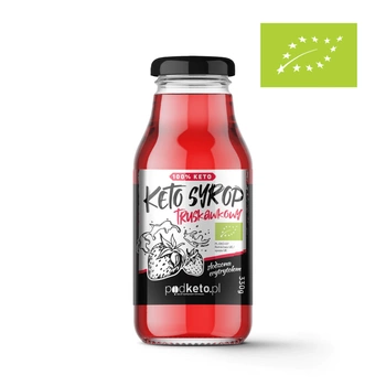 Keto syrop truskawkowy - 330 ml