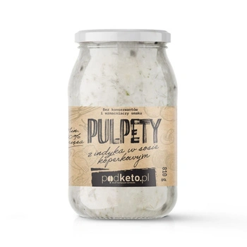 Pulpety z indyka w sosie koperkowym (810 g) - podketo.pl